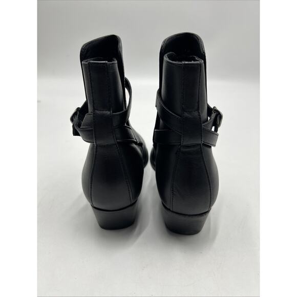 Thursday Boot Black Rogue Bootie Women’s Size 8 Black Side Buckle - Picture 4 of 9